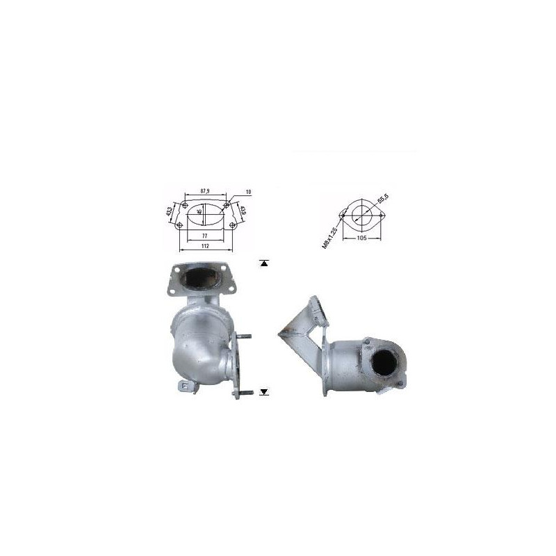 1. Katalysator (Close Coupled)
