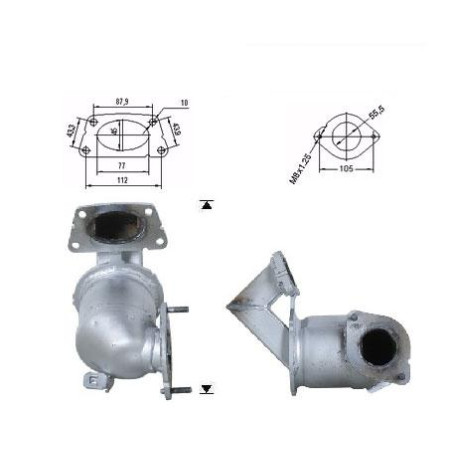 1. Katalysator (Close Coupled)