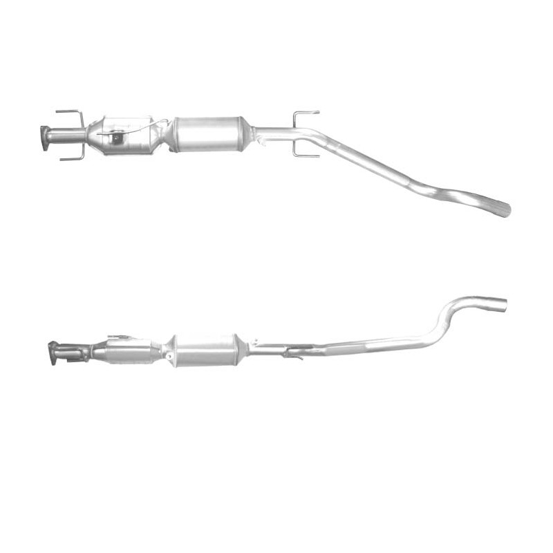 Katalysator + DPF (1 & 2 RØRSSYSTEM) (SiC)
