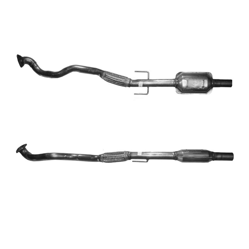 2. Katalysator (til modeller uden DPF)
