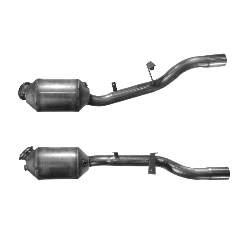 Diesel Partikel Filter (Højre) - (SiC) - - (inkl. trykrør)