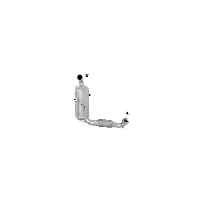 Diesel Partikel Filter - (2 rørs version)