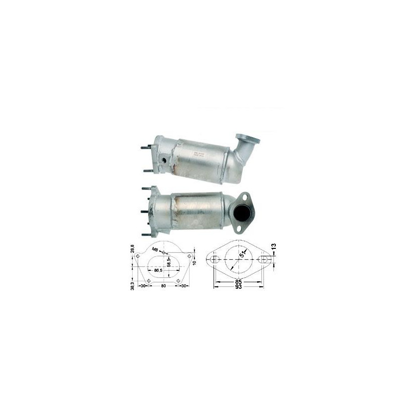 Katalysator (Close Coupled)
