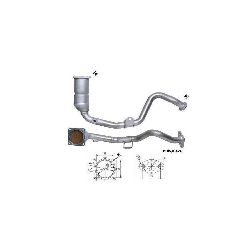 Katalysator (Close Coupled)