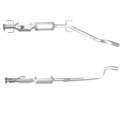 Katalysator + DPF (1 & 2 RØRSSYSTEM) (SiC)