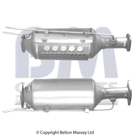 Diesel Partikel Filter (SiC) - (EURO 4) - (FOCUS/C-MAX MED ADDITIV)