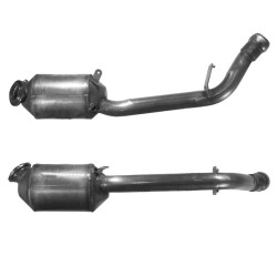 Diesel Partikel Filter (Venstre) - (SiC) - (inkl. trykrør)