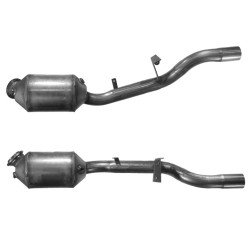 Diesel Partikel Filter (Højre) - (SiC) - - (inkl. trykrør)