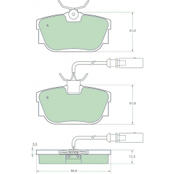 Bremsedele bag - 1