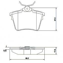 Bremsedele bag - 1