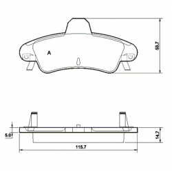 Bremsedele bag - 1